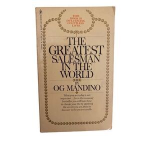 The Greatest Salesman In The World by OG Mandino Paperback Book 1968